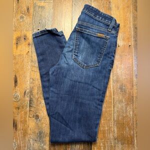 Joe's Jeans Blue Skinny Jeans with Faded Indigo Look